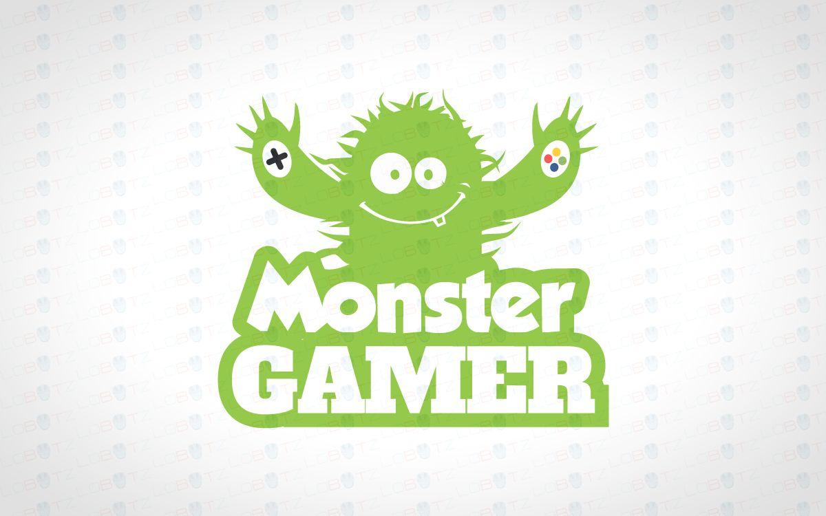 Crocodile Gaming Logo - Cute & Creative Gaming Monster Logo