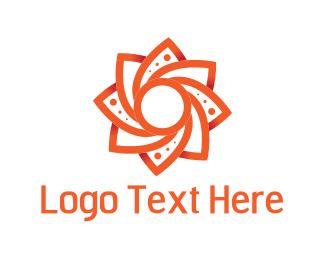 Orange Flower Logo - Florist Logo Designs | Create A Florist Logo | BrandCrowd