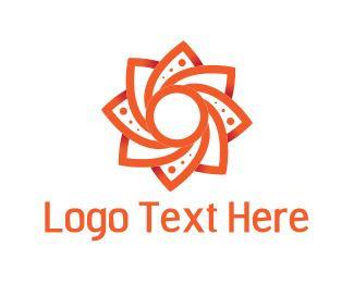 Orange Flower Logo - Florist Logo Designs. Create A Florist Logo