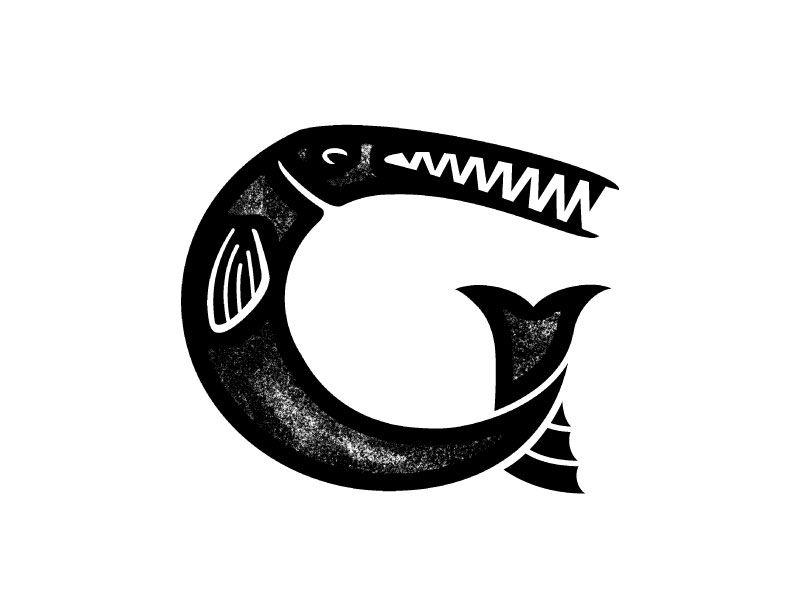 Alligator Gar Logo - Gar Fish