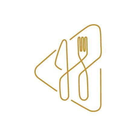 Restaurant Logo - Restaurant logo designed in a really creative manner. Use our free
