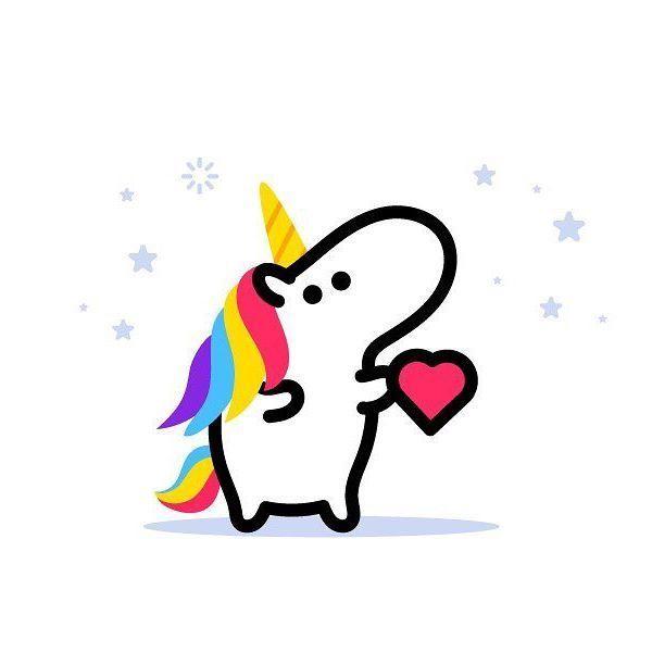 Cute Unicorn Logo - ❤ #unicorn #love #stars #gold #artoftheday #snapshot #ghosts ...