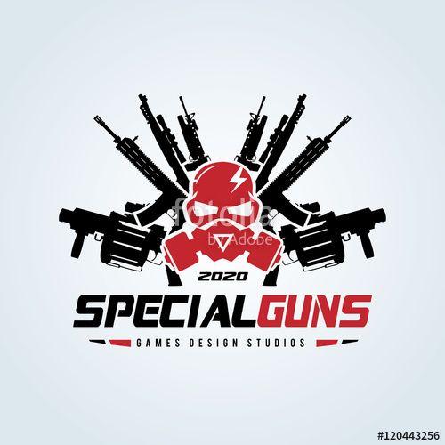 Game Logo - Game logo, Skull and gas mask logo, Gun logo with skull and dark