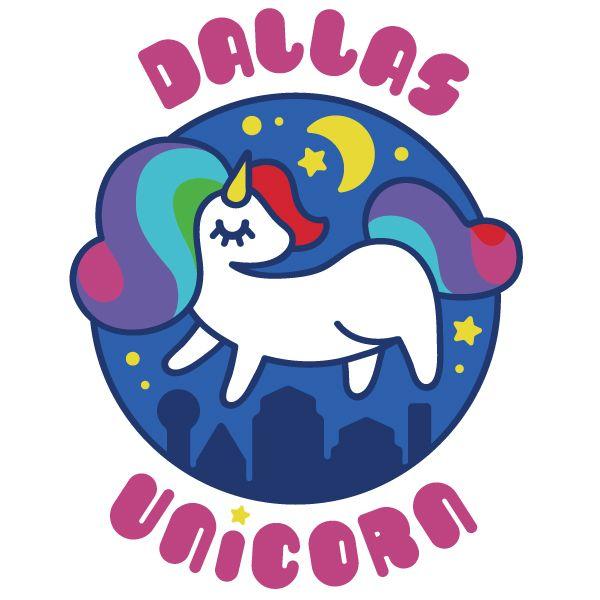 Cute Unicorn Logo - The Dallas Unicorn Logo