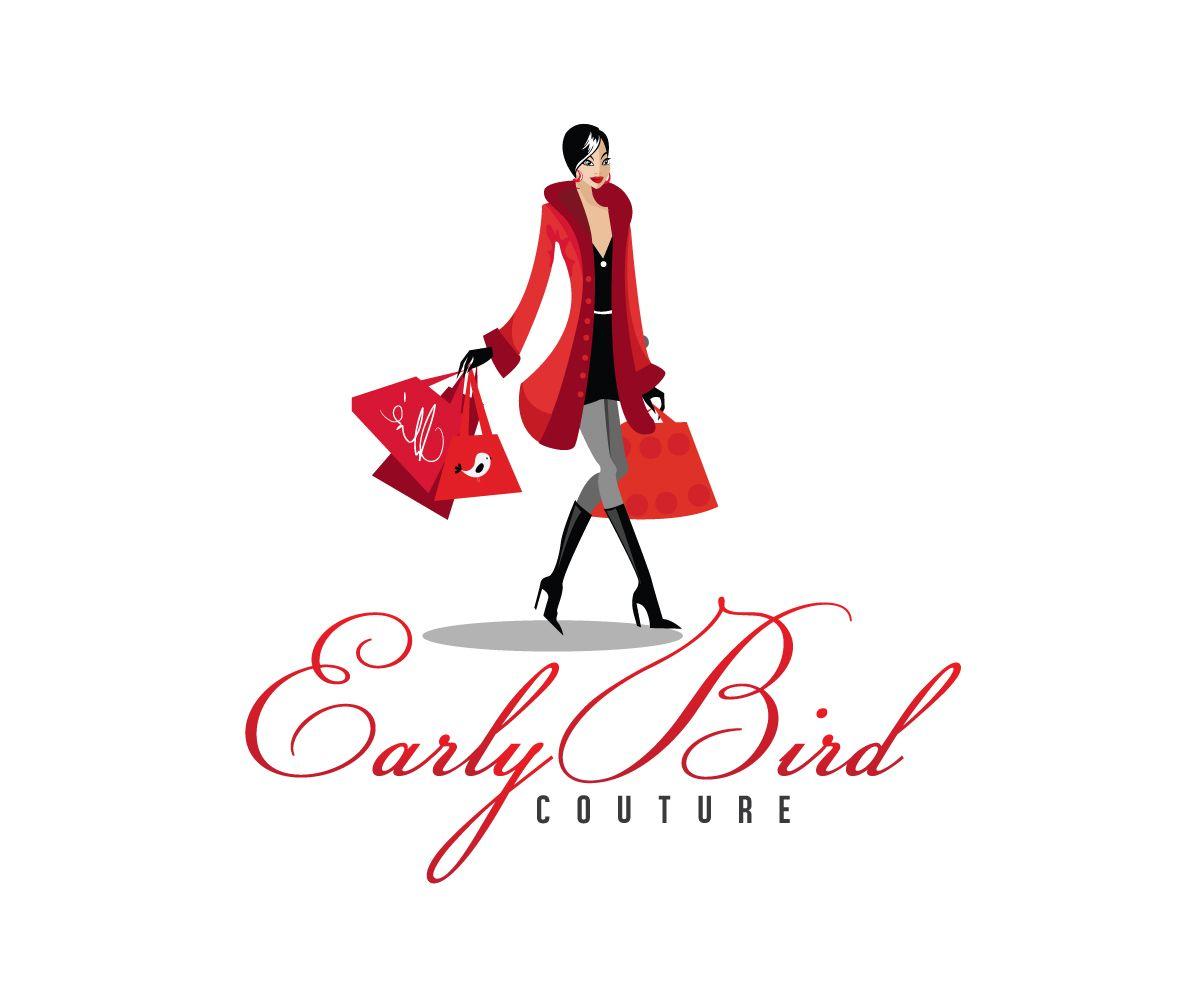 Bird Fashion Logo - Upmarket, Elegant, Fashion Logo Design for Early Bird Couture