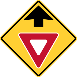 Red and Black Diamond Shaped Logo - What Does This Yellow, Diamond Shaped Sign With Red Black White