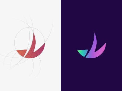 Bird Fashion Logo - Fashion Brand Amblem Logo Design by Vugar Ramazanov | Dribbble ...