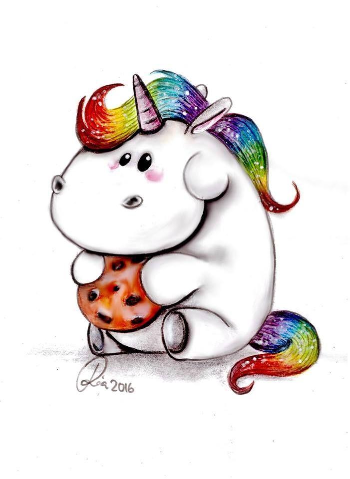 Cute Unicorn Logo - Unicórnio comendo biscoito♥ | Wallpapers | Unicorn, Unicorn drawing ...