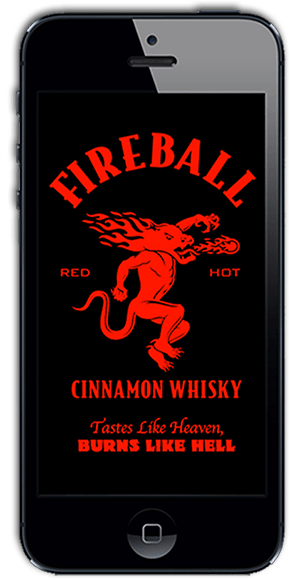 Fireball Whiskey Logo - Fireball Cinnamon Whisky. Tastes like Heaven, Burns like Hell What