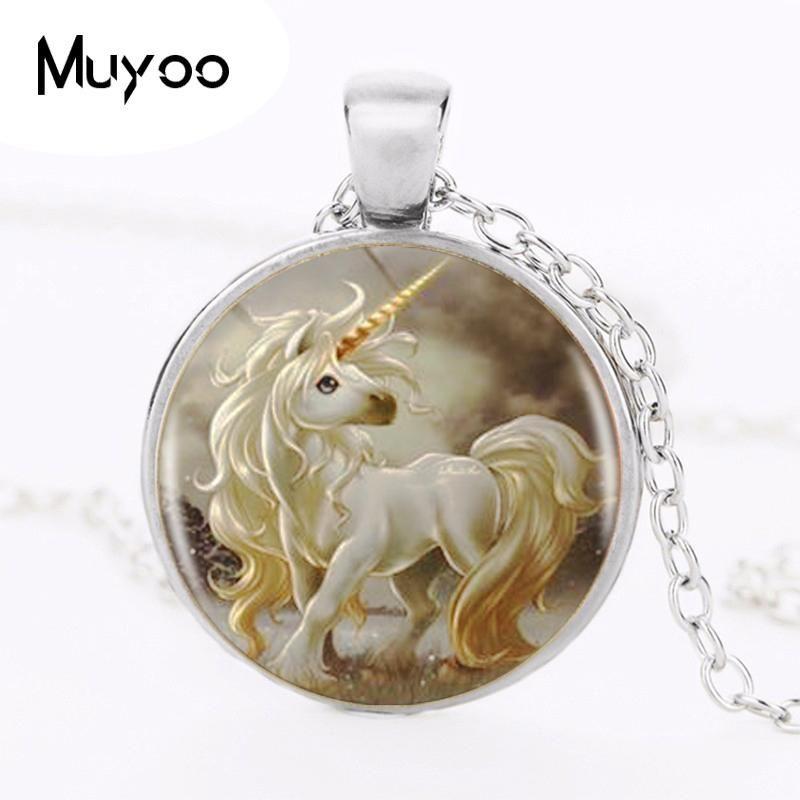 Cute Unicorn Logo - 2019 Cute Unicorn Logo Pendant Necklace Pegasus Steed Horse ...