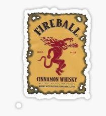 Fireball Whiskey Logo - Fireball Whiskey Stickers | Redbubble