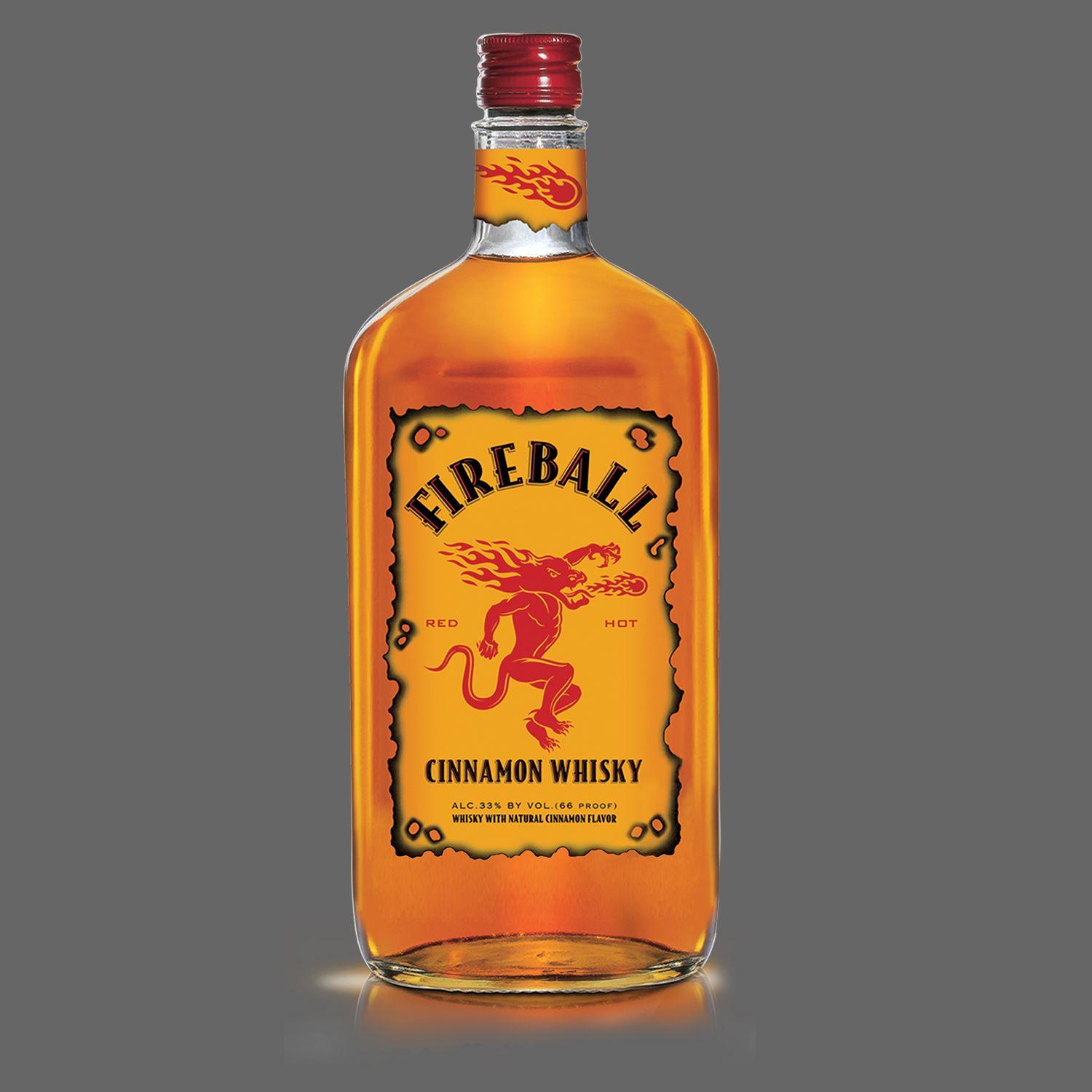 Fireball Whiskey Logo - Fireball Cinnamon Whisky. Tastes like Heaven, Burns like Hell What