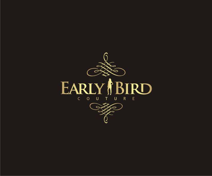Bird Fashion Logo - Upmarket, Elegant, Fashion Logo Design for Early Bird Couture