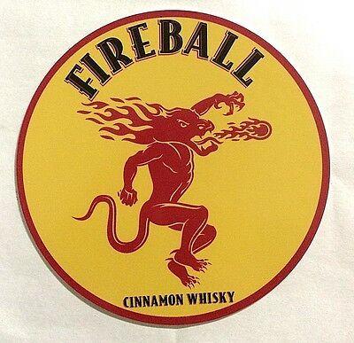 Fireball Whiskey Logo - FIREBALL WHISKY CINNAMON Whiskey Empty Clear Bottle 750 ML With Cap ...