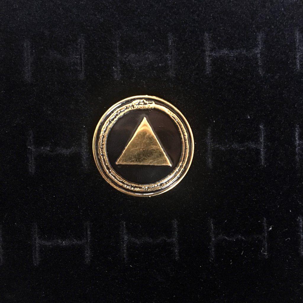 Gold Logo - Gold Logo Enamel Pin – Sacred Bones Records