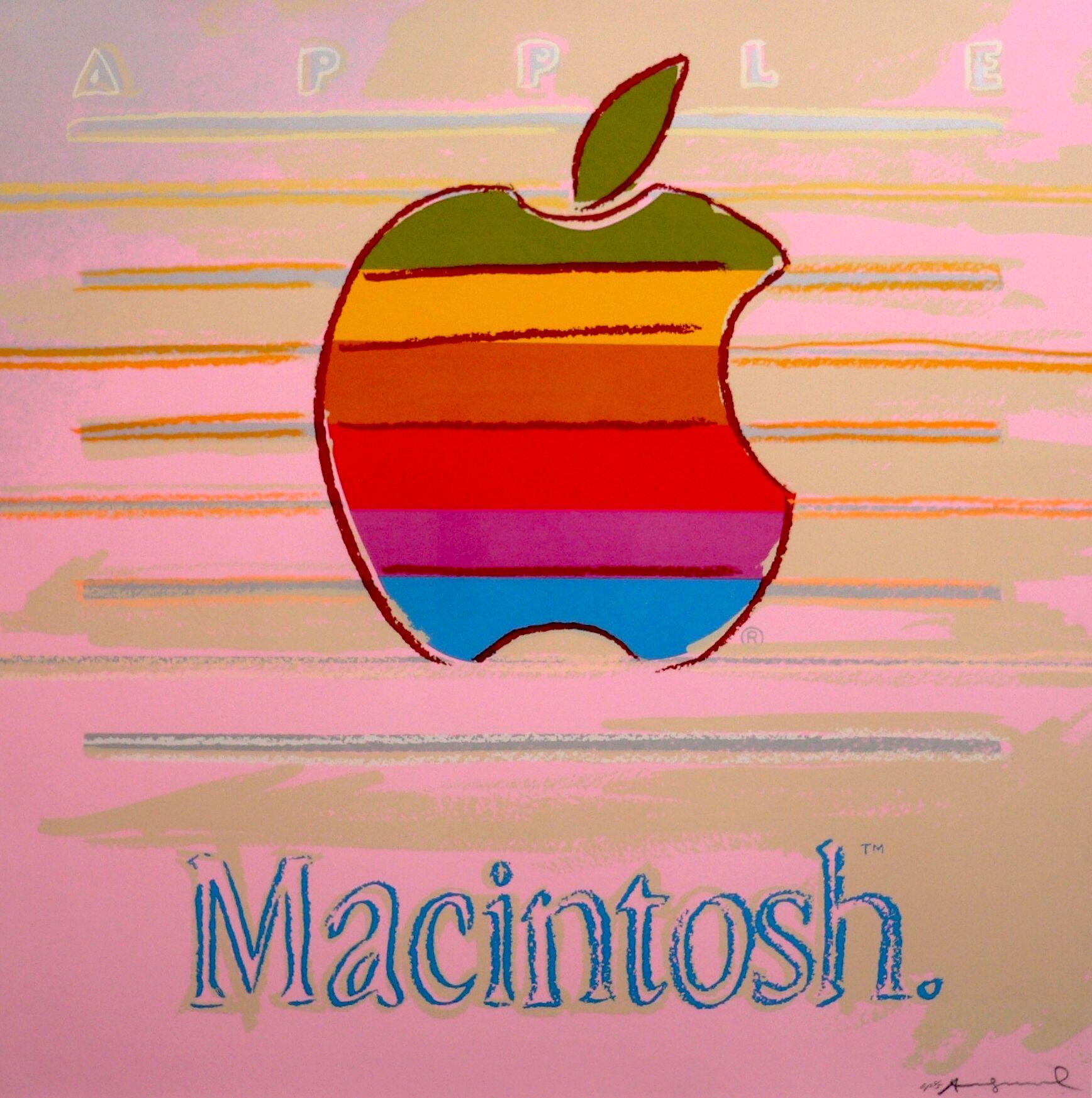 Andy Warhol Logo - Apple (Macintosh) by Andy Warhol - Guy Hepner