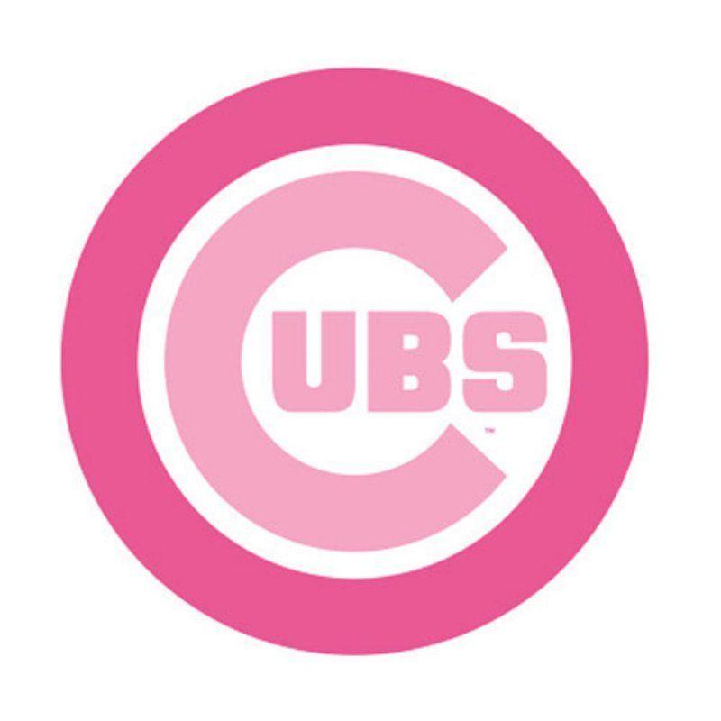 Pink Chicago Logo - Fathead MLB Team Pink Logo Wall Decal - 63-633 | Products | Chicago ...