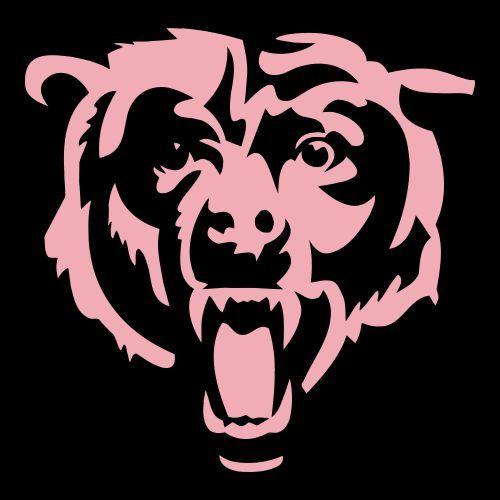 Pink Chicago Logo - Pink Chicago Bears CAD CUT Alternate Logo 1999-Present iron on ...