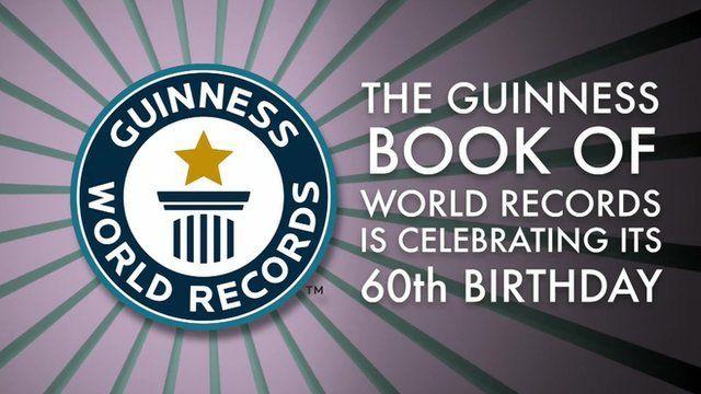 Guinness Book of World Records Logo - 60 years of Guinness World Records - BBC News