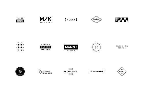 Minimal Circle Logo - 60 Minimalist Logos ~ Logo Templates ~ Creative Market