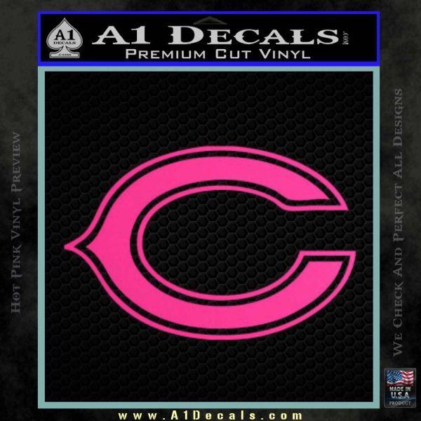 Pink Chicago Logo - Chicago Bears C Decal Sticker » A1 Decals