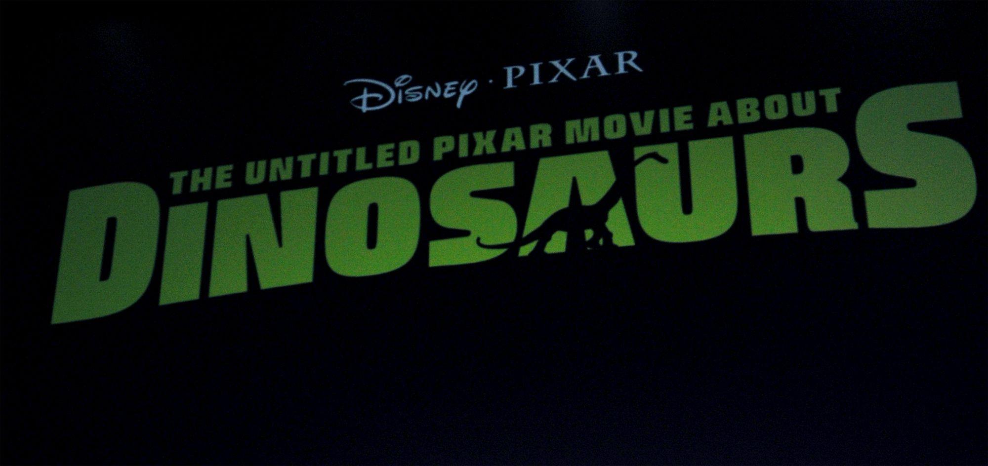 Disney Pixar Movie Logo - LOL: See the Temp Logo For 'The Untitled Pixar Movie About Dinosaurs ...