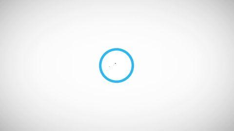 Minimal Circle Logo - Minimal Lines Clean Business Logo Reveal in Circle Animation HD