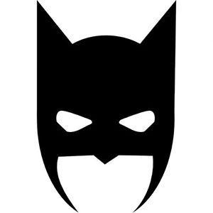 Black Face Logo - Batman Face Black Vinyl Logo Decal Sticker for Window/Wall | eBay