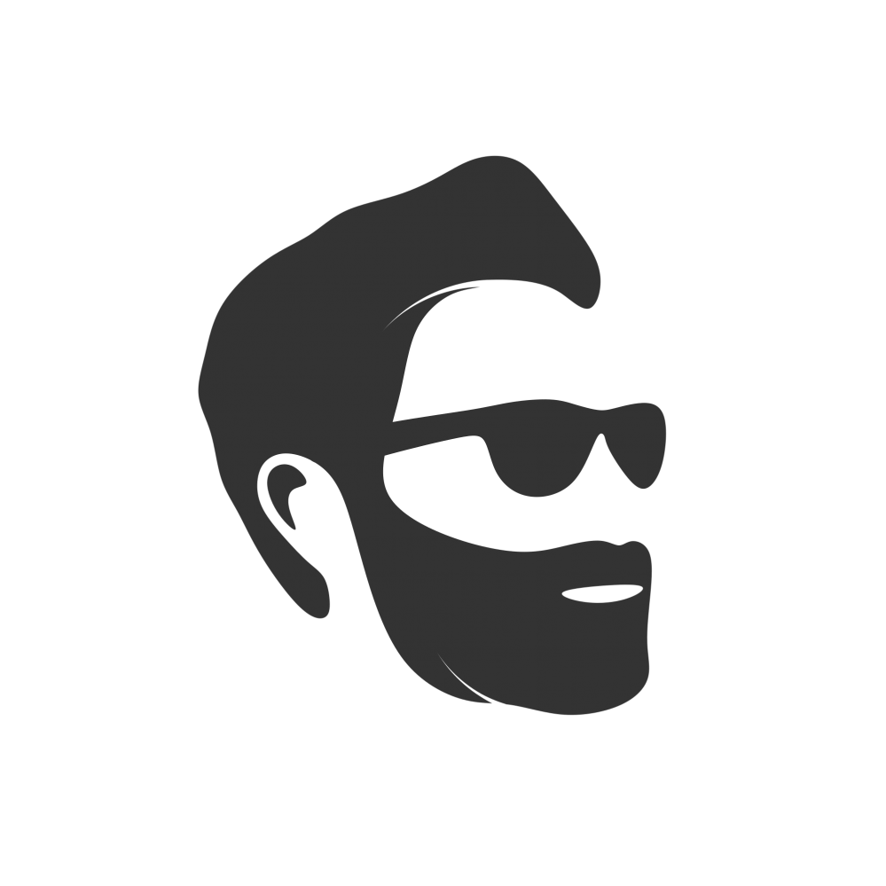 Black Face Logo - Beard logo | BEautifuL PEoplE