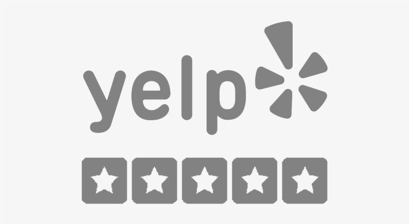 5 Star Yelp Logo - Yelp Logo 5 Stars Wide Black Left Transparent PNG