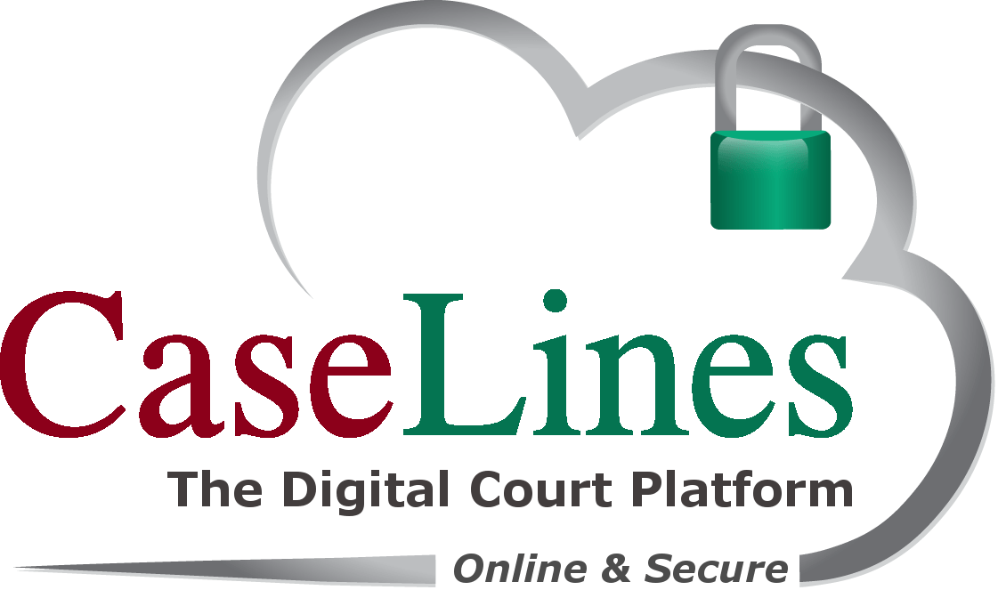 Courtroom Logo - CaseLines the global leader in evidence management and courtroom