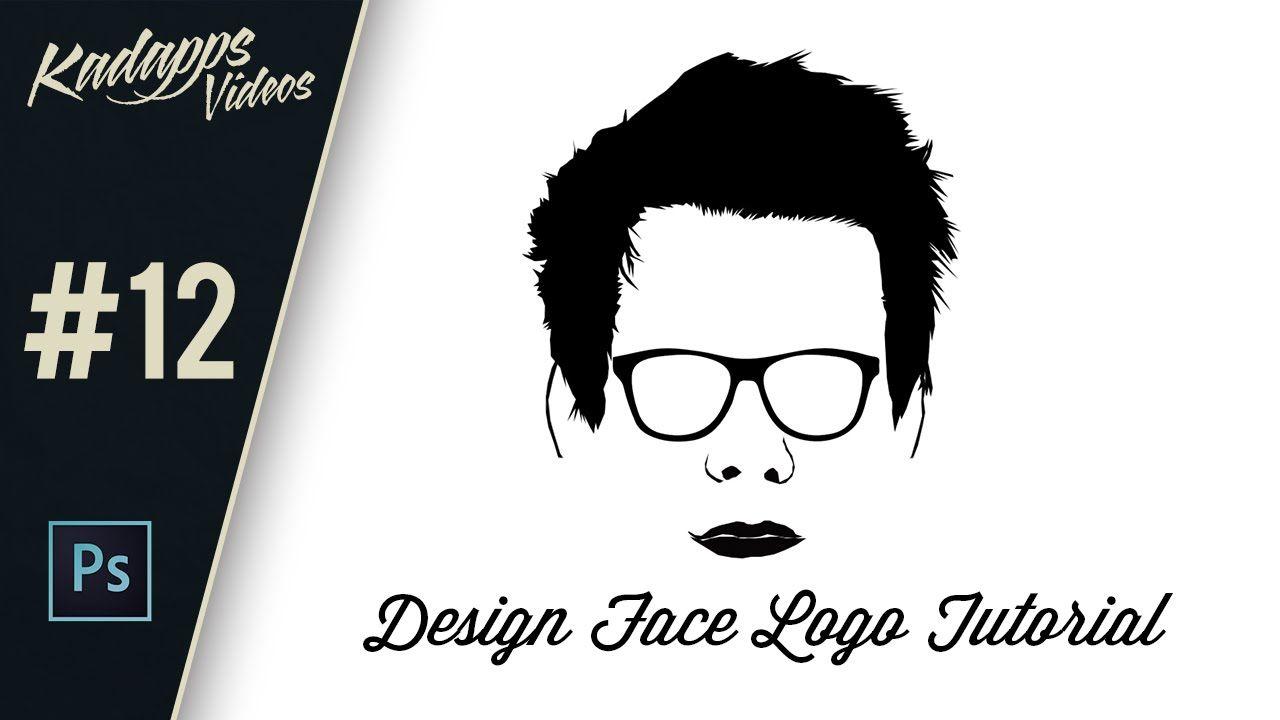 Black Face Logo - How to Make your Face as a Logo in Photoshop Vector cartoon Tutorial ...