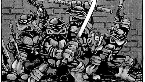 Teenage Mutant Ninja Turtles Black and White Logo - teenage mutant ninja turtles
