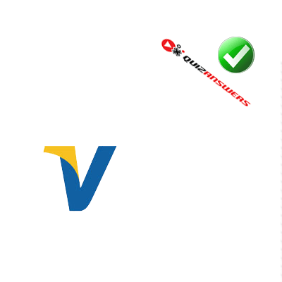 4 Letter V Logo - Blue and yellow v Logos
