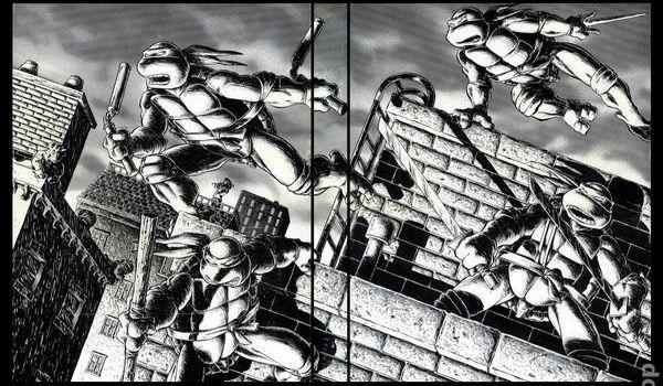 Teenage Mutant Ninja Turtles Black and White Logo - 5 Milestones in TMNT History Fans Should Still Celebrate - CINEMABLEND