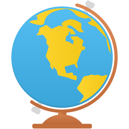 Flat World Globe Logo - Free Flat World Icon 261957 | Download Flat World Icon - 261957
