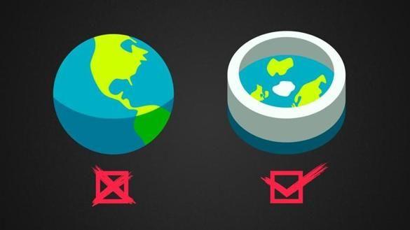 Flat World Globe Logo - What does it take to believe the world is flat? Boston Globe