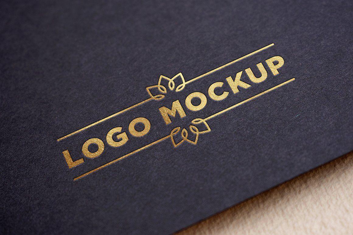 Gold Logo - Gold Logo MockUp Product Mockups Creative Market