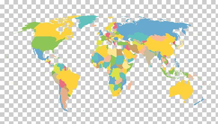 Flat World Globe Logo - Earth Globe World map, Flat world map plane PNG clipart | free ...
