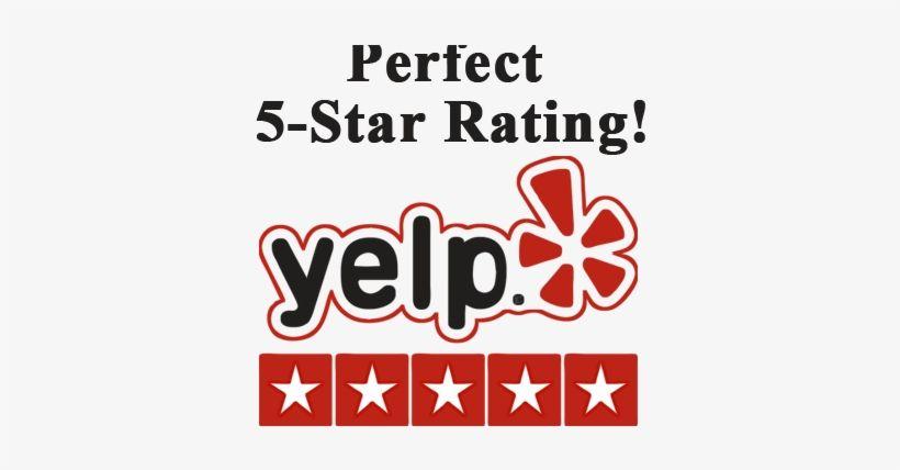 5 Star Yelp Logo - Yelp 5 Star Rating Reviews Transparent PNG Download
