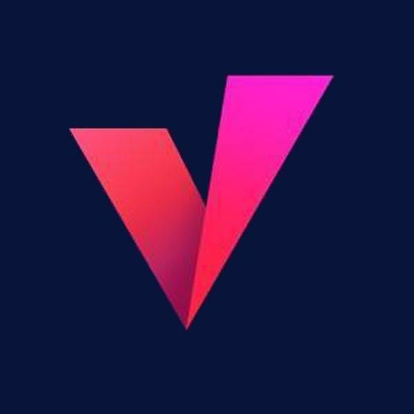 Blue and Red V Logo - V Logos