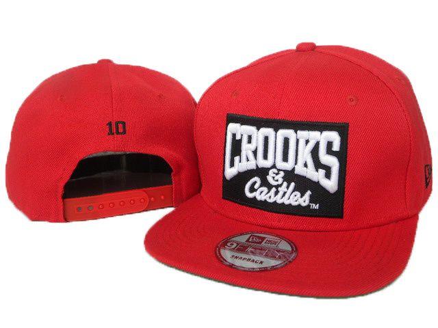 Crooks and Castles Red Logo - Crooks and Castles The New Era Core Logo Snapback Hat OS Red,new era ...