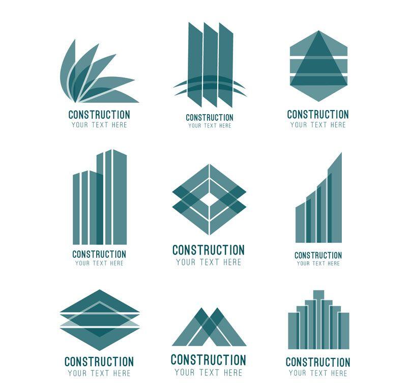 Abstract Building Logo - 9 abstract building logo vector