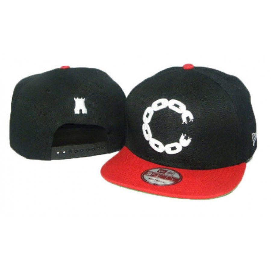 Crooks and Castles Red Logo - Crooks And Castle Chain C Snapback Cap (Black)