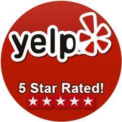 yelp 5 star badge clipart