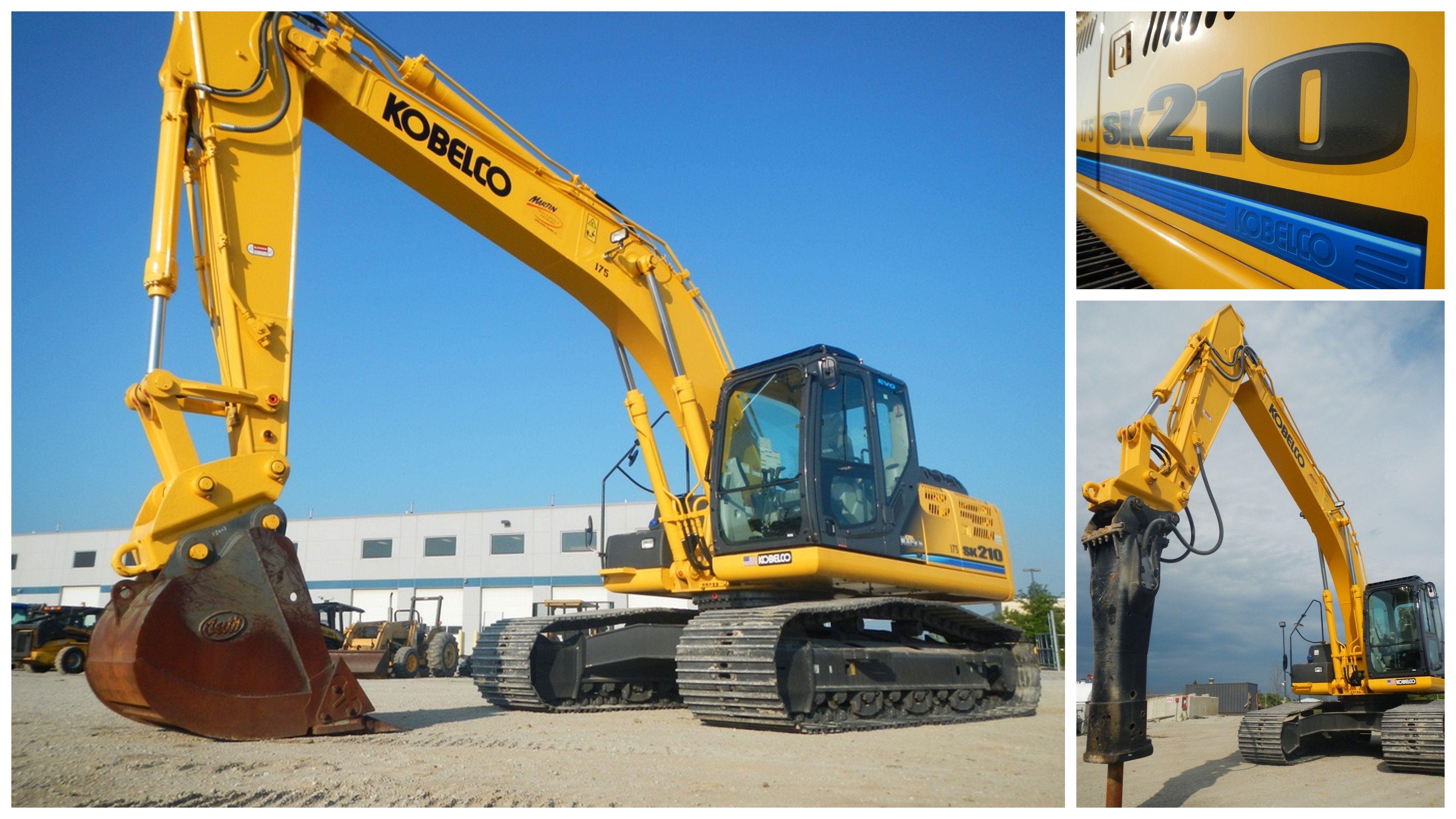 Kobelco Excavators New Logo - Rent It: Kobelco SK210 Excavator (with Attachments!) | Fully Equipped