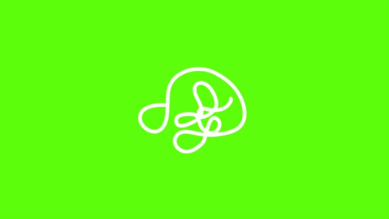 Green Squiggle Logo - SQUIGGLE LINE OPEN SCRIBES LINES EXTENSION video GREEN SCREEN EFFECT