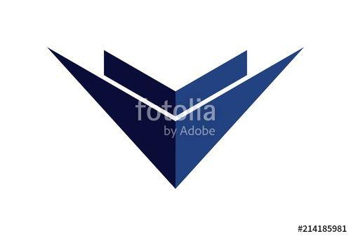 Abstract Building Logo - Down Arrow Abstract Building Logo Icon Stock Image And Royalty Free