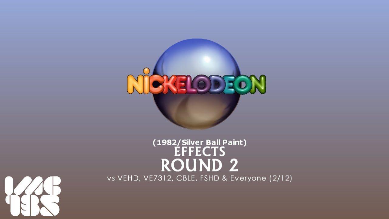 Silver Ball Logo - Nickelodeon (1982 Silver Ball Paint) Effects Round 2 Vs VEHD, VE CBLE, FSHD & Everyone (2⁄12)