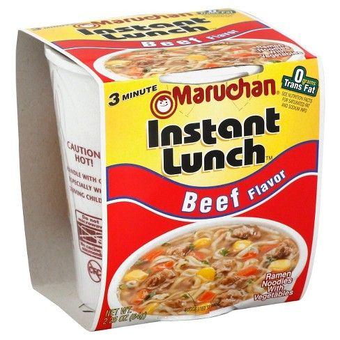 Maruchan Ramen Noodles Logo - Maruchan Instant Lunch Beef Flavor Noodle Soup 2.25 Oz